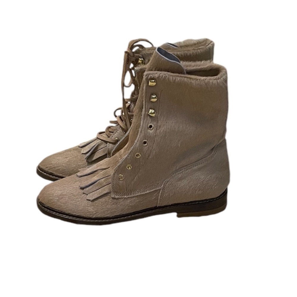 NWOT Brother Vellies Leather Mid-Calf Combat Boots, Size 7 - Picture 4 of 13